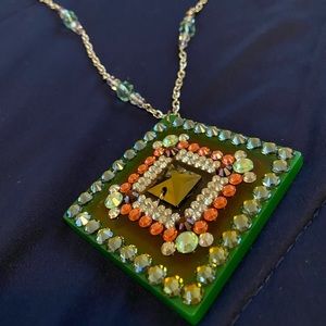 Long Swarovski Crystal Necklace